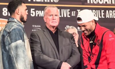 David Benavidez GETS PISSED as David Morrell LAUGHS IN HIS FACE during FACE OFF