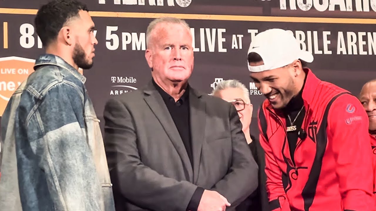 David Benavidez GETS PISSED as David Morrell LAUGHS IN HIS FACE during FACE OFF