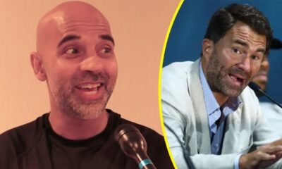 'EDDIE HEARN LOSING HIS S*** WITH BEN SHALOM - Dave Coldwell also EUBANK V BENN EGG SLAP