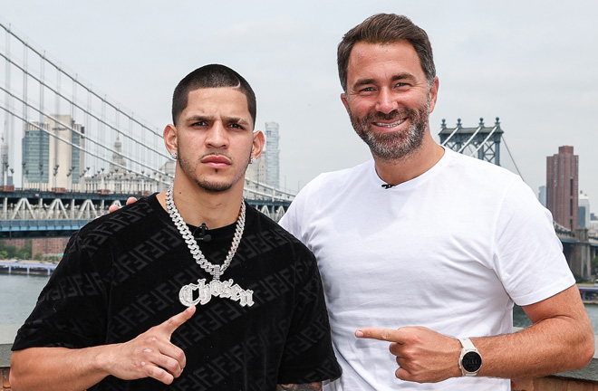 Berlanga returns after defeat to Canelo in September Photo Credit: Rey Del Rio/Premier Boxing Champions