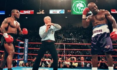 Evander Holyfield Mike Tyson Bite Fite Heavyweight