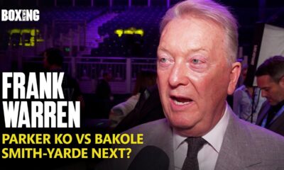 Frank Warren Reacts To Parker KO Win vs Bakole & Smith-Yarde