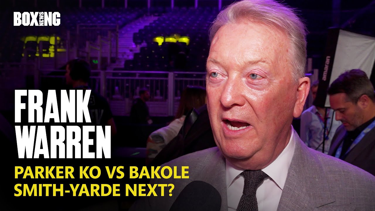 Frank Warren Reacts To Parker KO Win vs Bakole & Smith-Yarde