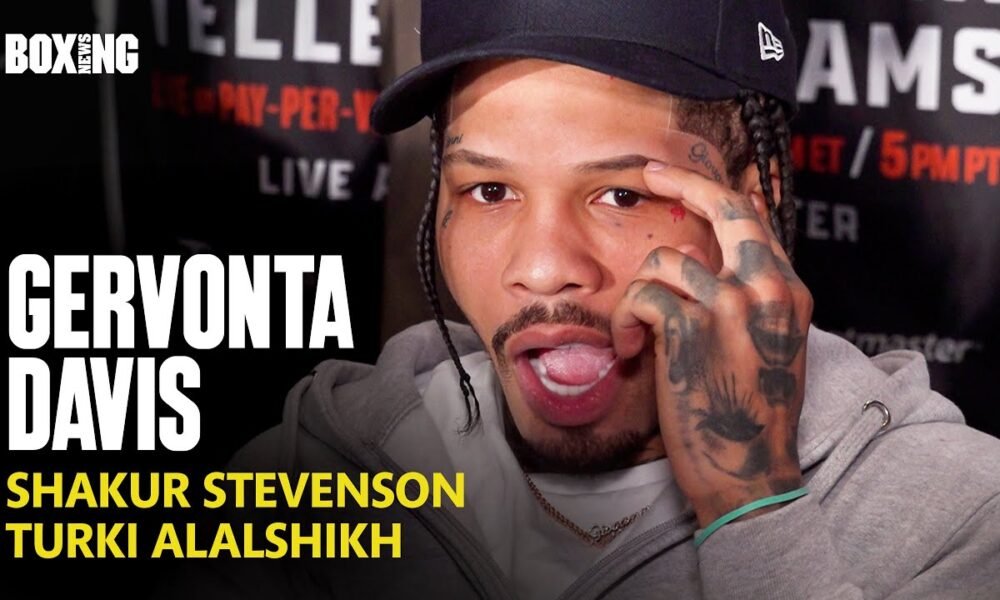 Gervonta Davis On Shakur Stevenson Fight, Turki Alalshikh & Crawford