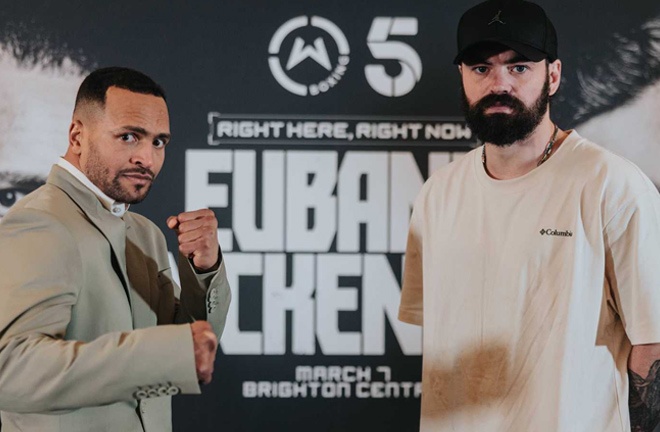 Eubank and McKenna face-to-face ahead of Friday