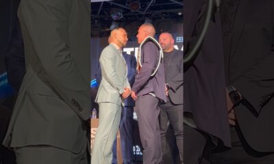 Keith Thurman TRIES TO PUNK Tim Tszyu at FIRST FACE OFF