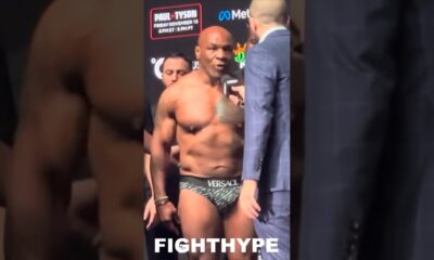 Mike Tyson IMMEDIATELY AFTER SLAPPING Jake Paul; WALKS OUT on Interview