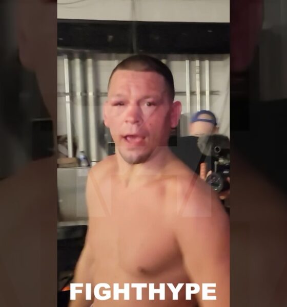 NATE DIAZ IMMEDIATE REACTION AFTER LOSS TO JAKE PAUL