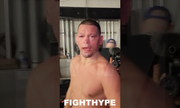 NATE DIAZ IMMEDIATE REACTION AFTER LOSS TO JAKE PAUL