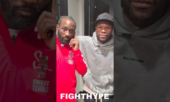 Terence Crawford & Floyd Mayweather LINK UP before Canelo fight; WATCH Shakur Stevenson SPARRING