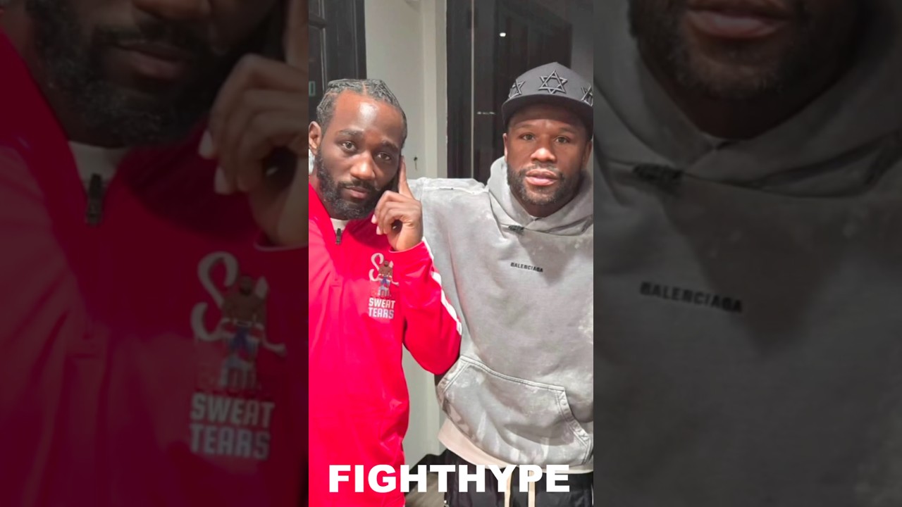 Terence Crawford & Floyd Mayweather LINK UP before Canelo fight; WATCH Shakur Stevenson SPARRING