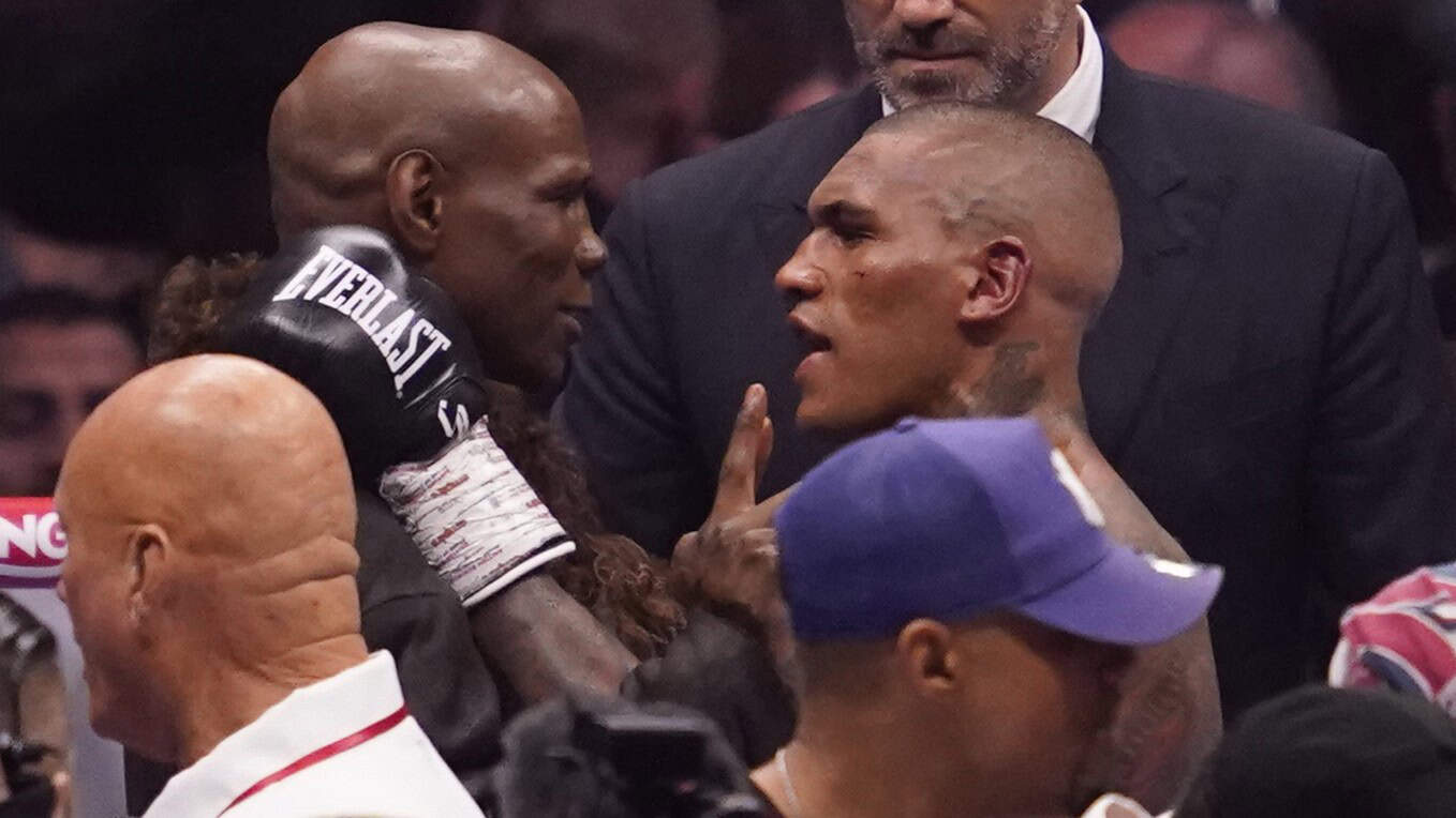 Conor Benn and Chris Eubank Sr.