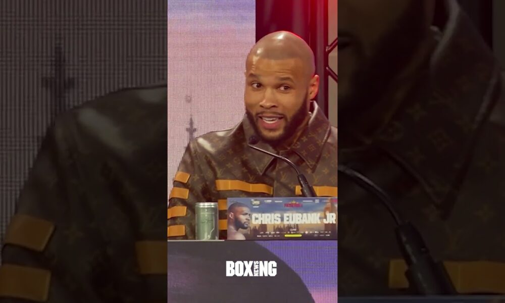 Eddie Hearn Leaves Stage After Chris Eubank Jr Jibes