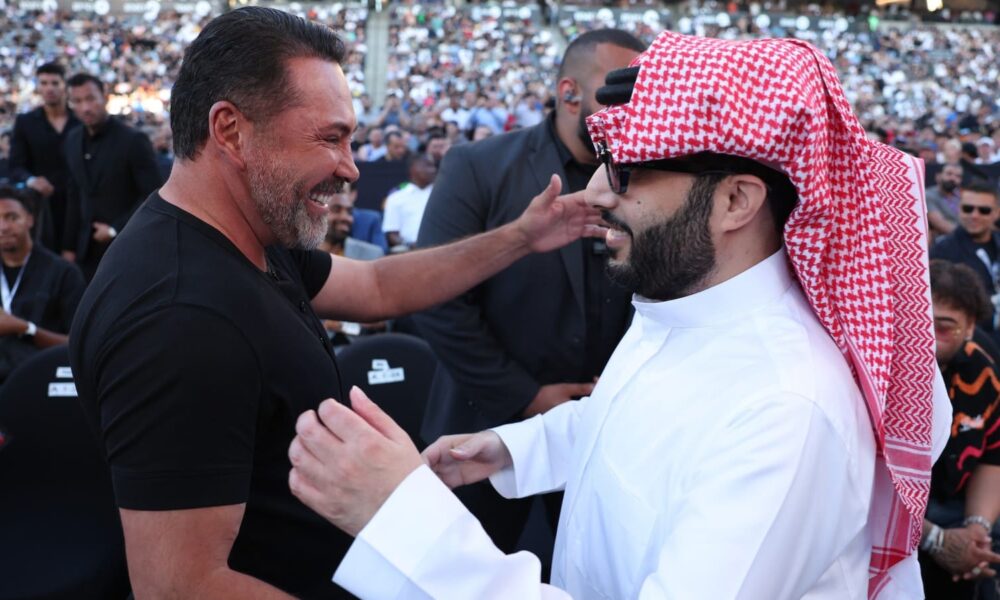 Oscar De La Hoya and Turki Alalshikh