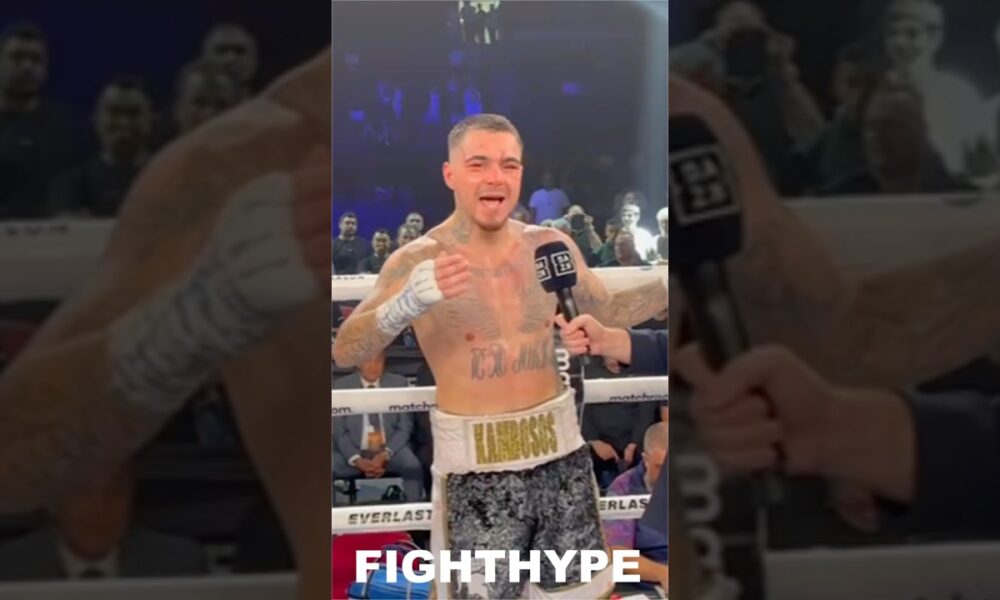 George Kambosos SENDS Richardson Hitchins NEW MESSAGE AFTER BEATING Jake Wyllie
