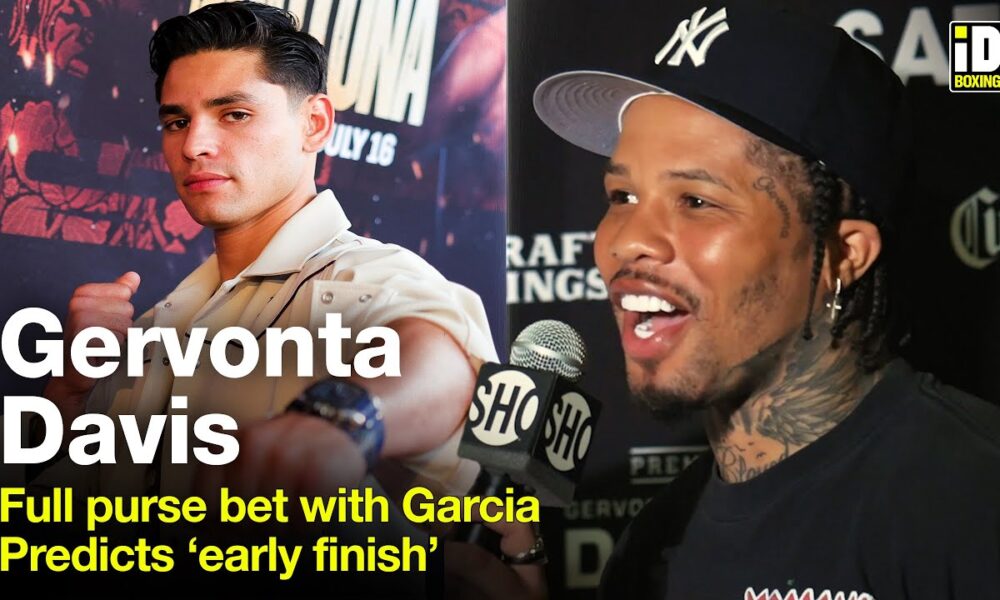 Gervonta Davis Reacts To Full Purse Bet With Ryan Garcia
