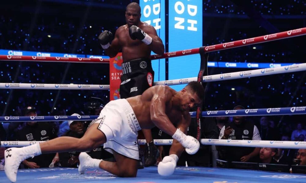 Daniel Dubois knocks out Anthony Joshua