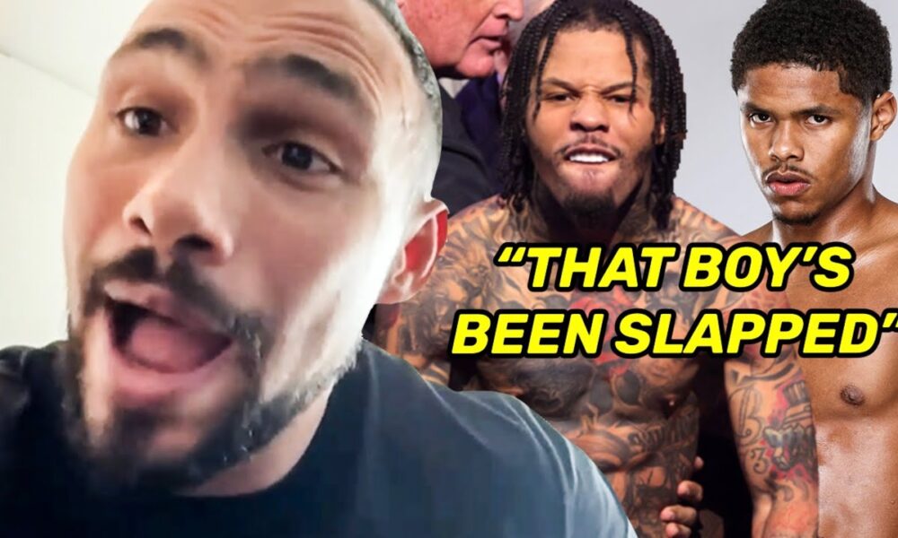 Keith Thurman RIPS Shakur Stevenson “BOY’S BEEN SLAPPED” career; reason why NOT READY for Tank Davis