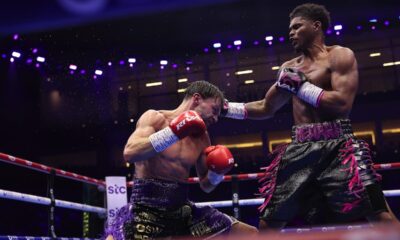 Image: No Running Allowed: Stevenson Faces Zepeda's Aggression Under the Watchful Eye of New York Fans