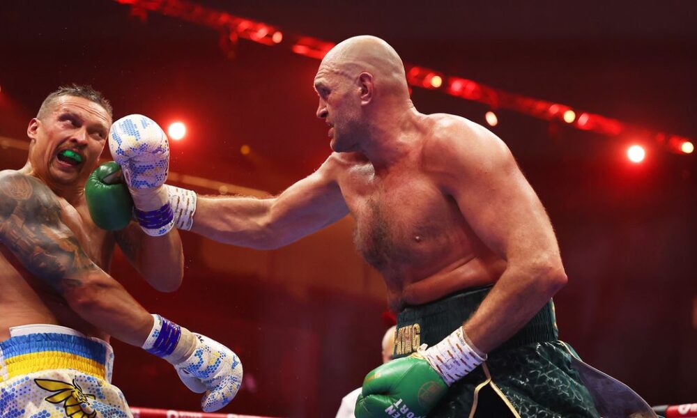 Lennox Lewis breaks out Oleksandr Usyk vs Tyson Fury 2