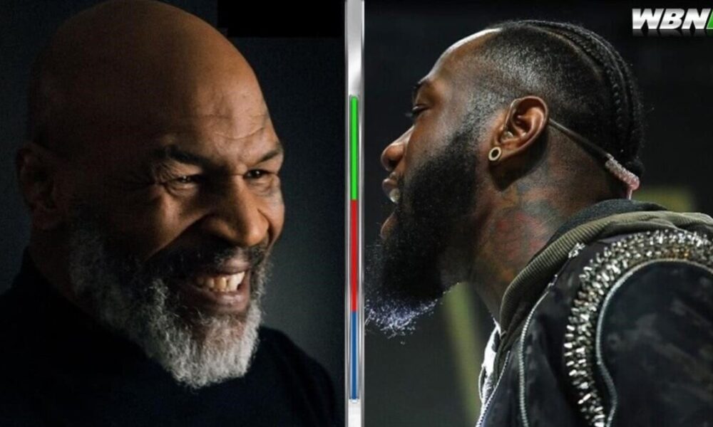 Mike Tyson and Deontay Wilder