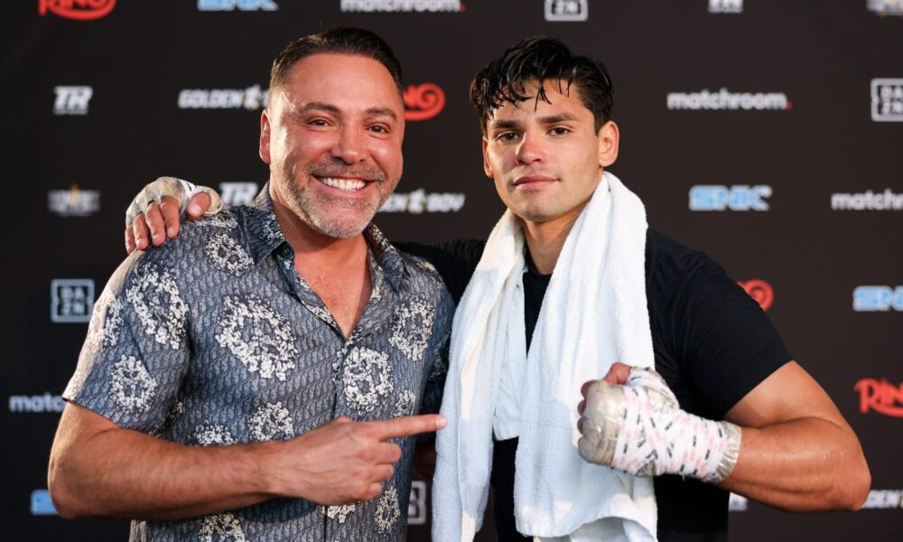 Ryan Garcia and Oscar De La Hoya 2025