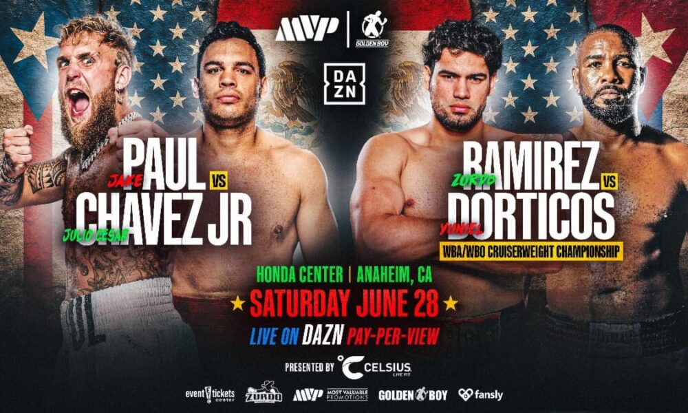Image: Two Battles on One Night: Paul vs. Chavez Jr. and Ramirez vs. Dorticos Lead DAZN PPV Event