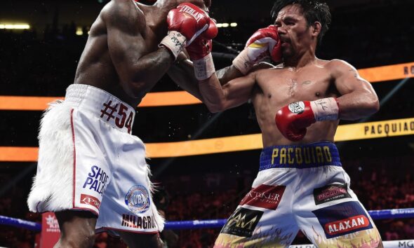 Image: Amir Khan Condemns Manny Pacquiao's 'Risky' World Title Pursuit Against Mario Barrios, Disputes Barrios' Merit, and Selfishly Inserts Himself Into Comeback Plans