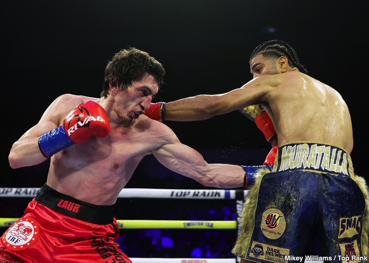 Image: Boxing Results: Raymond Muratalla Dominates Abdullaev Over Twelve Rounds to Secure IBF Interim Lightweight Championship in San Diego