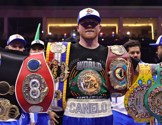 Canelo defeated Scull comfortably Photo Credit: Leigh Dawney/Queensberry