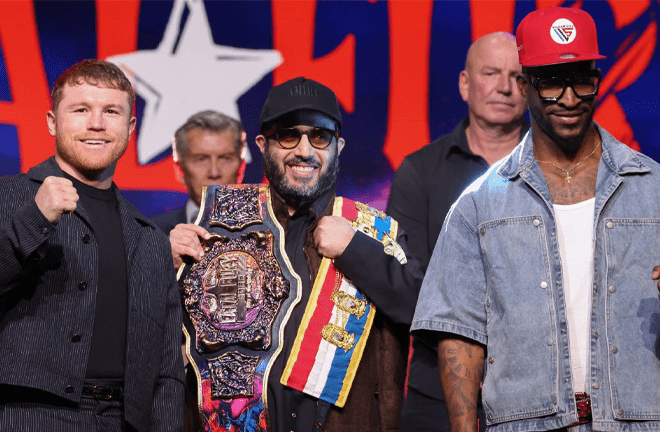 Canelo has not boxed since his September win over Edgar Berlanga Photo Credit: Amanda Westcott/Matchroom
