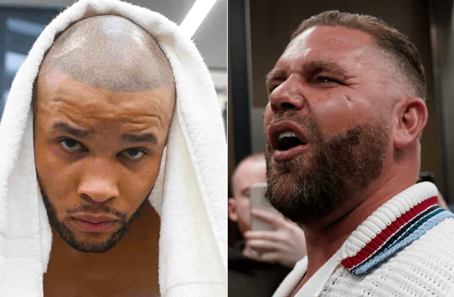 Saunders defeated Eubank back in 2014 (Photo Credit: Graham Chadwick, Daily Mail)