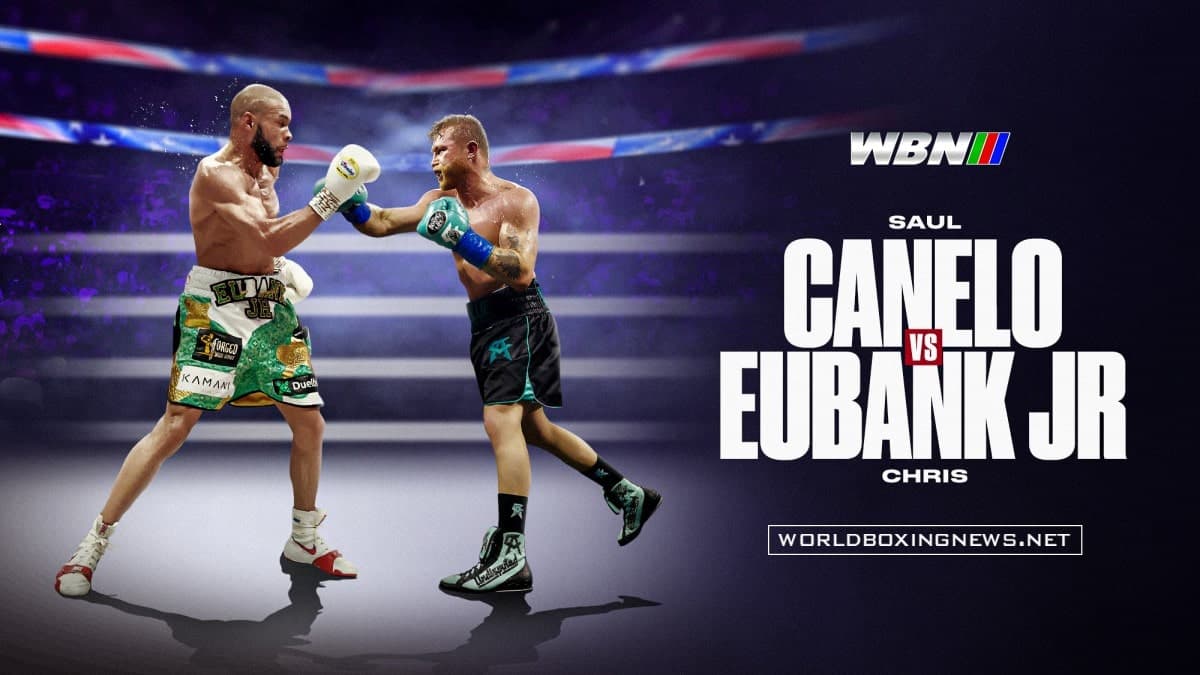 Canelo vs eubank jr poster - WBN