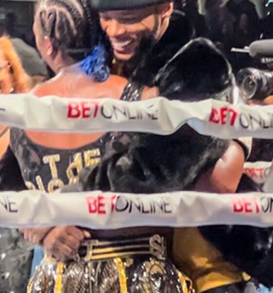 Claressa Shields HUGS Papoose IMMEDIATELY AFTER DROPPING & BEATING Danielle Perkins