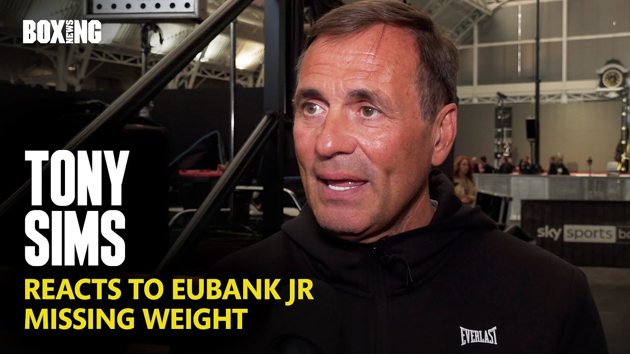 Conor Benn Trainer Tony Sims Reacts To Eubank Jr Missing Weight