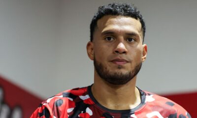 David Benavidez and David Morrell exchange words before showdown on February 1