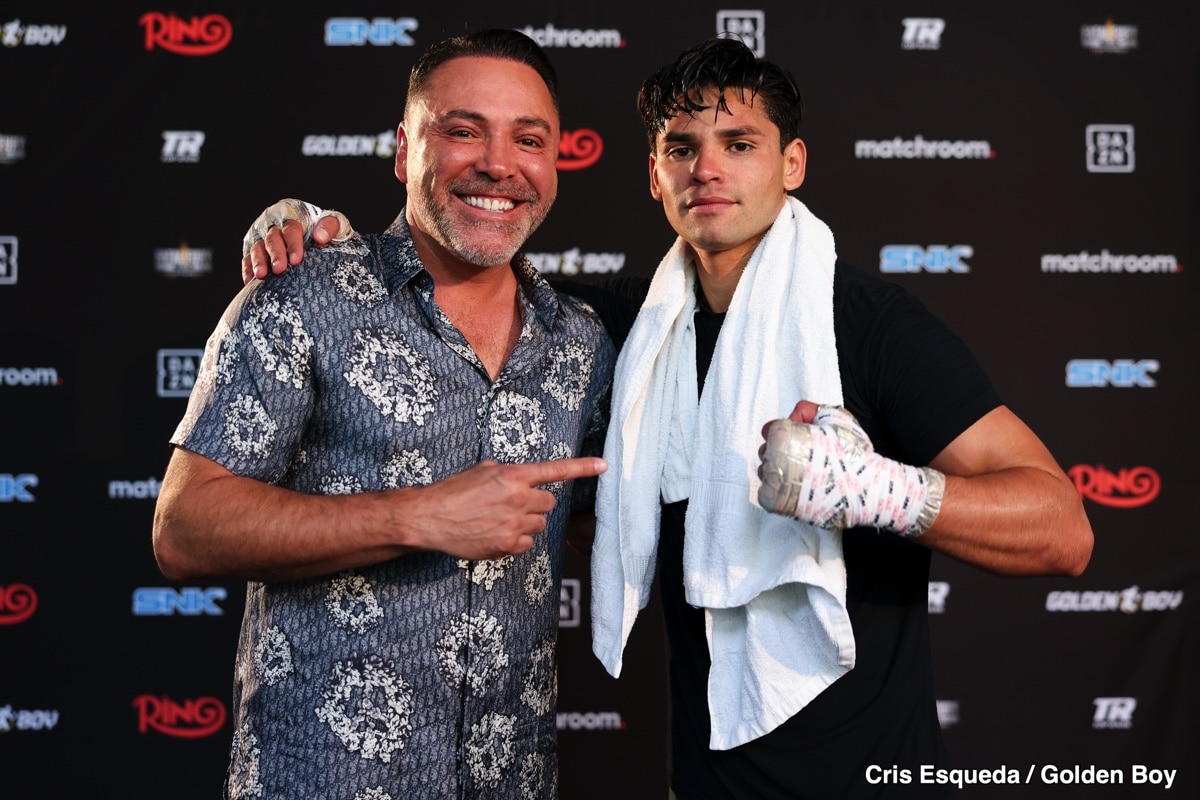 Image: De La Hoya: Ryan Garcia Needs 2025 Off After Rolly Loss