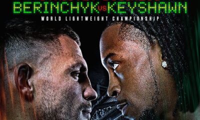 Denys Berinchyk vs Keyshawn Davis clerk on February 14 in New York