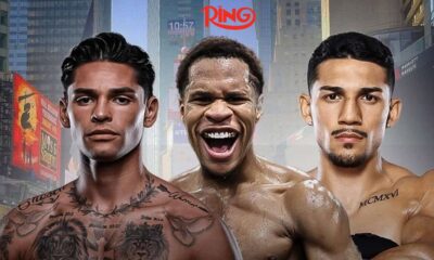 Garcia vs Romero Haney Lopez ring