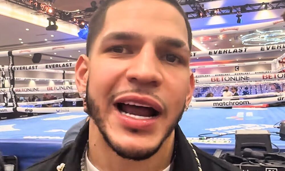 Edgar Berlanga WARNS Caleb Plant he’ll “GET THE BULLET”; POST-FIGHT vs Gonzalez-Ortiz