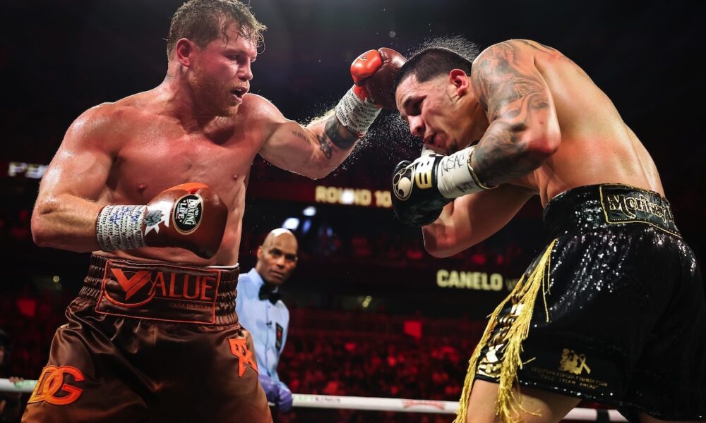Image: Edgar Berlanga Rejects Canelo's 'Survival' Narrative and Vows to Earn a Rematch Through Sheeraz and Munguia
