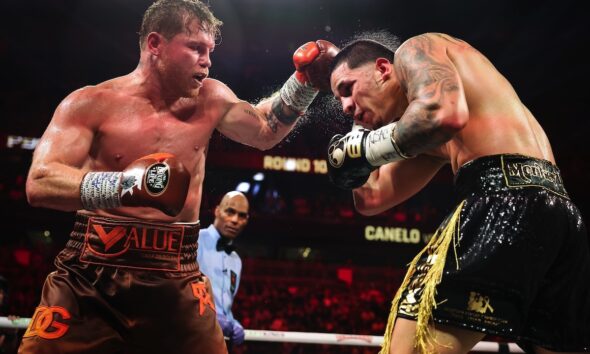 Image: Edgar Berlanga Rejects Canelo's 'Survival' Narrative and Vows to Earn a Rematch Through Sheeraz and Munguia