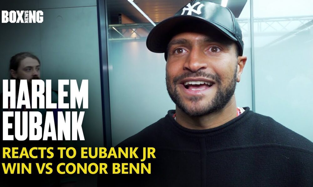 Harlem Eubank Ecstatic Reaction To Chris Eubank Jr Win vs Conor Benn