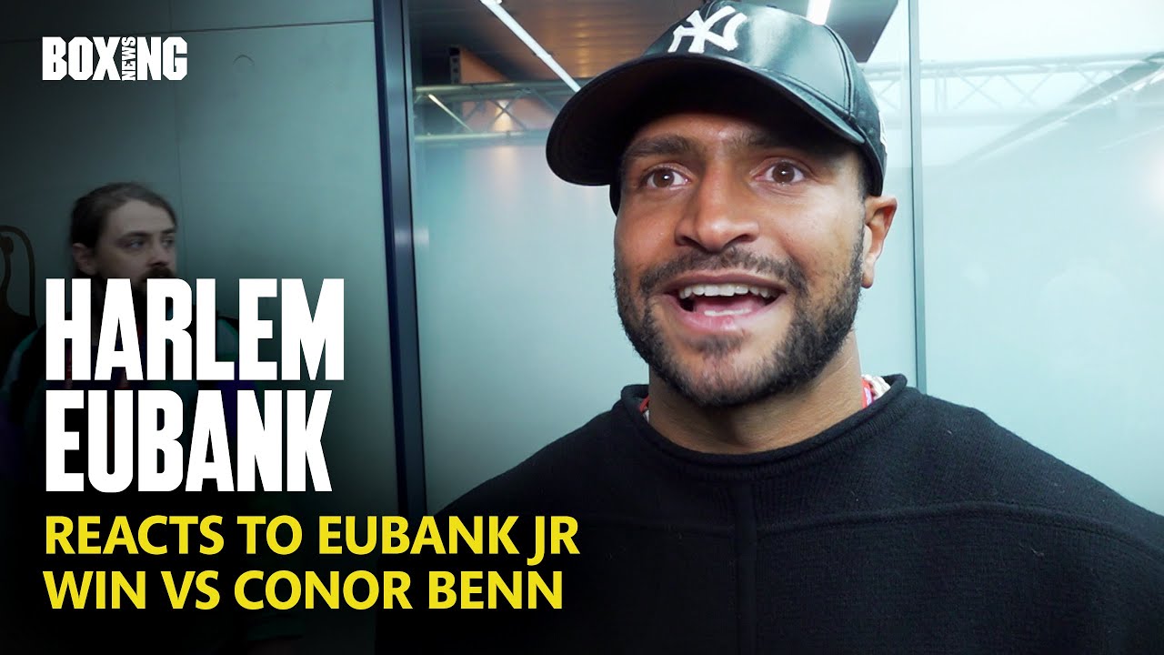 Harlem Eubank Ecstatic Reaction To Chris Eubank Jr Win vs Conor Benn