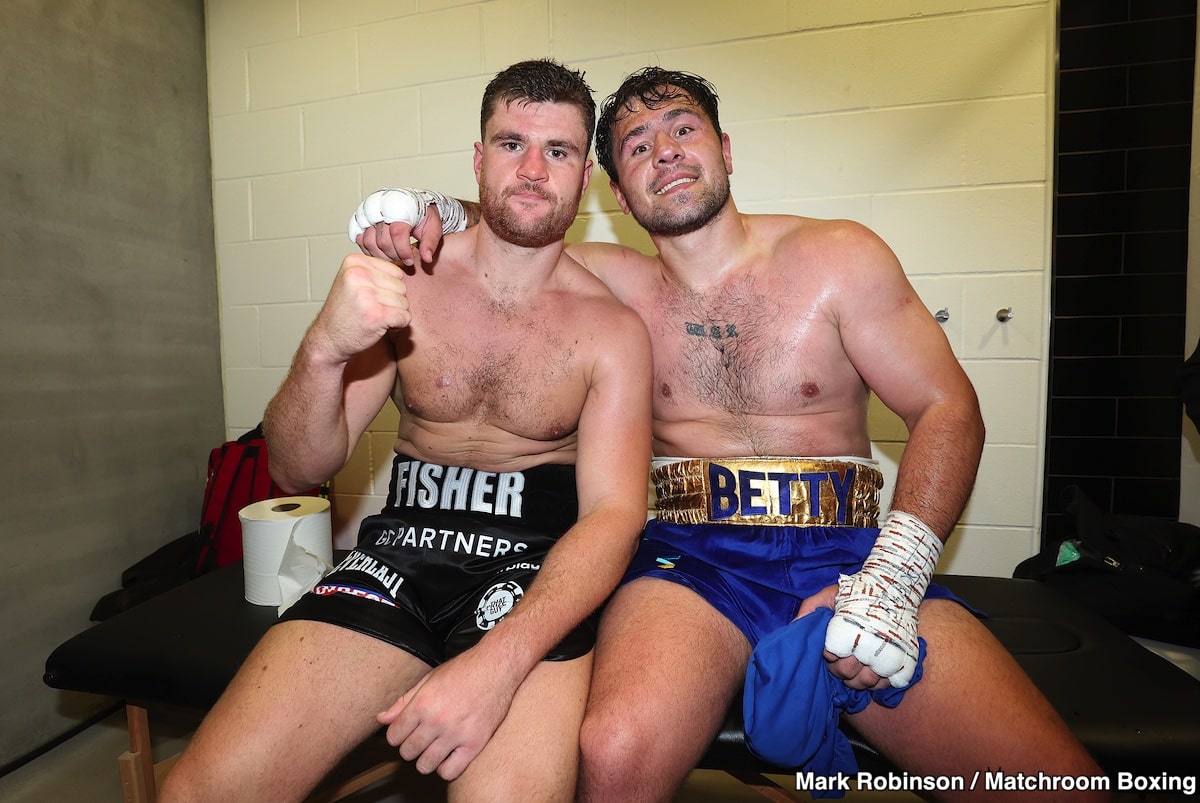 Image: "I Wouldn't Allow It": Dave Allen Rules Out Trilogy with Johnny Fisher After Dominant Fifth-Round Knockout in London Rematch, But Eddie Hearn Confirms Rematch Clause