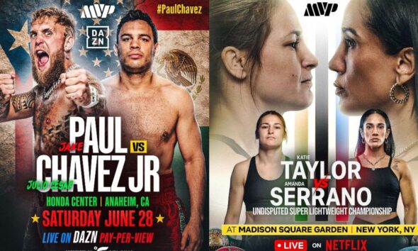 Jake Paul vs Chavez Taylor vs Serrano