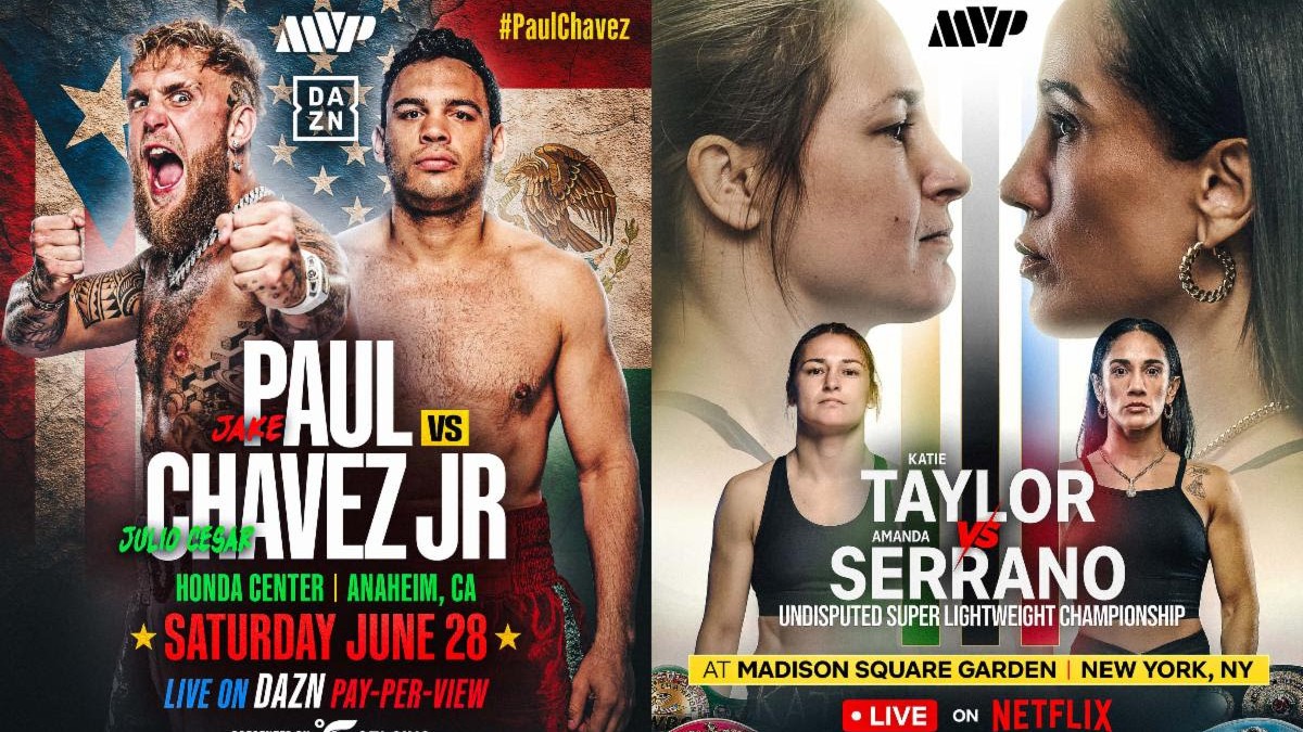 Jake Paul vs Chavez Taylor vs Serrano