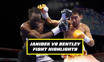 Janibek Alimkhanuly vs Denzel Bentley FIGHT HIGHLIGHTS | BEST MIDDLEWEIGHT ON THE PLANET?