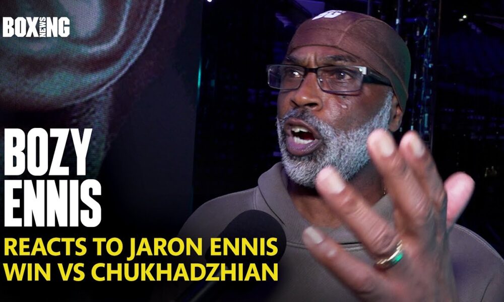 Jaron Ennis Father & Trainer Bozy Ennis Reacts To Chukhadzhian Win