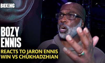 Jaron Ennis Father & Trainer Bozy Ennis Reacts To Chukhadzhian Win